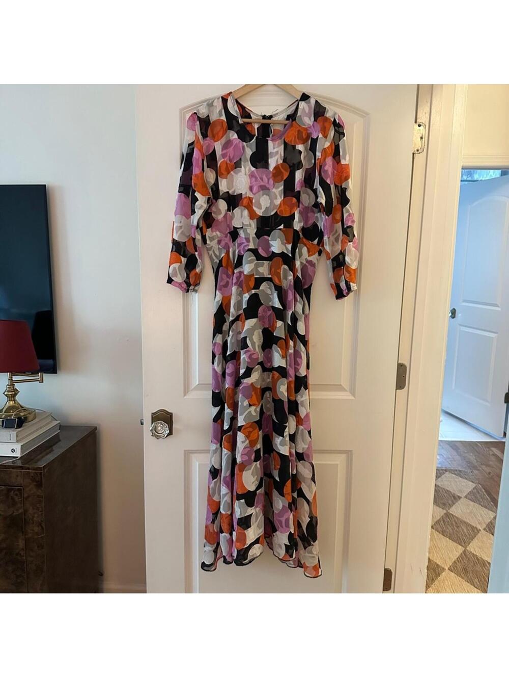 Vintage Handmade Multicolor Maxi Dress